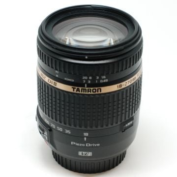 Used Tamron AF 18-270mm F3.5-6.3 Di II VC PZD Zoom Lens for Canon, Good Condition